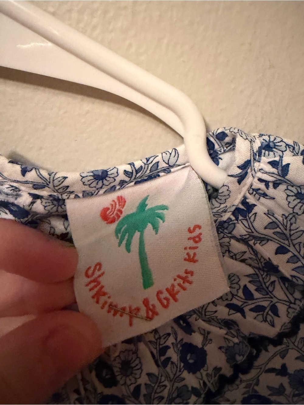 Shrimp & Grits Navy Floral Smocked Dress - Picture 3 of 4